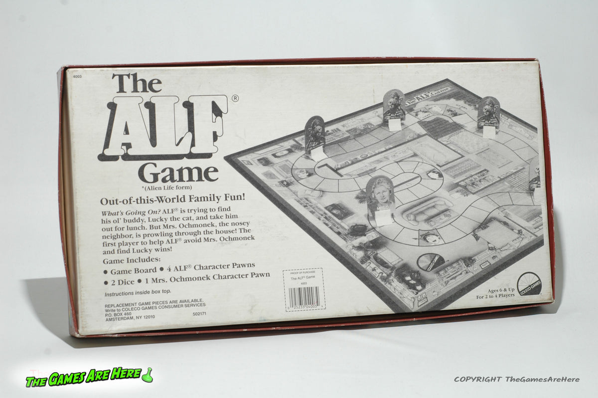 The Alf Game - Coleco Games 1987 – The Games Are Here