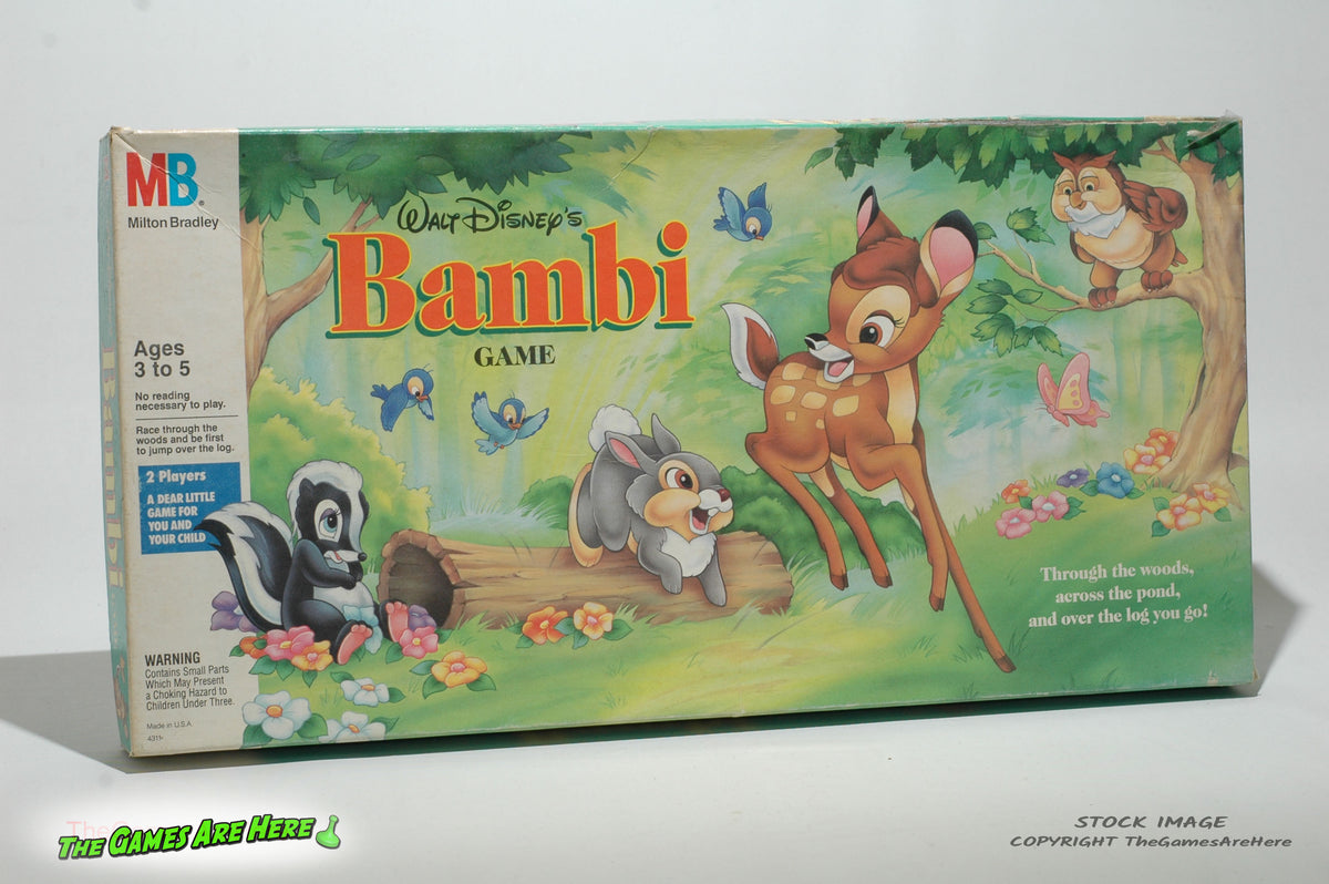 Walt Disney Bambi Game - Milton Bradley 1992 – The Games Are Here