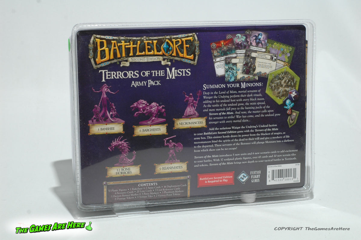 Battlelore Second Edition Terrors of the Mists Army Pack - Fantasy