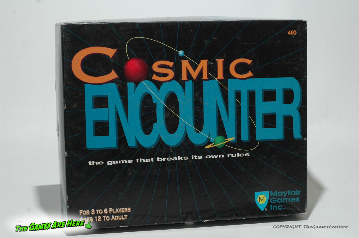 Cosmic Encounter w More Cosmic Encounter - Mayfair 1991 w many Unpunched  Parts