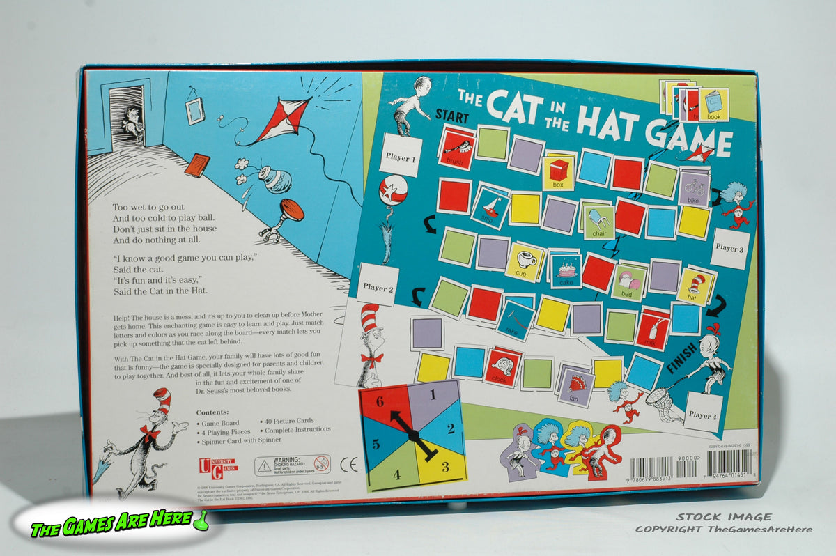 Game The Can In The Hat The Cat In The Hat Game University Games 1996