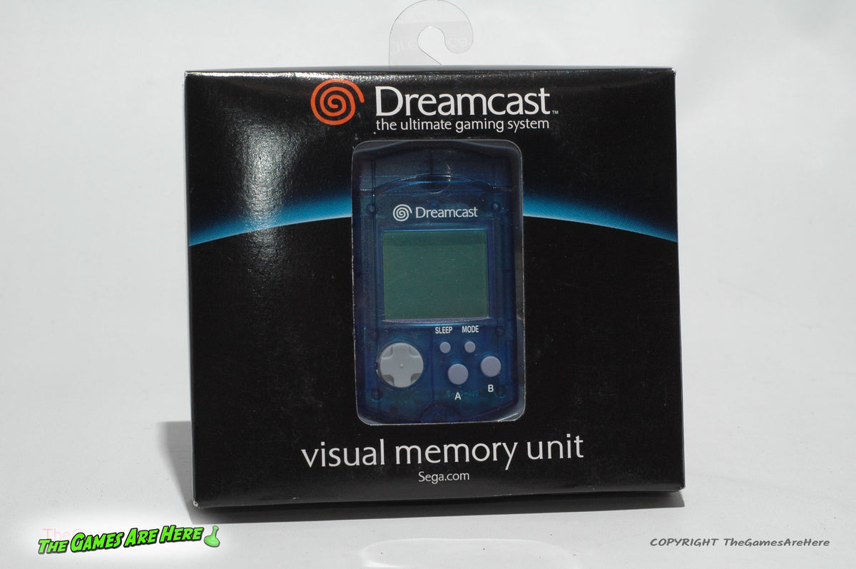 Dreamcast Visual Memory Unit Blue - Sega 2000 Brand New – The Games Are Here