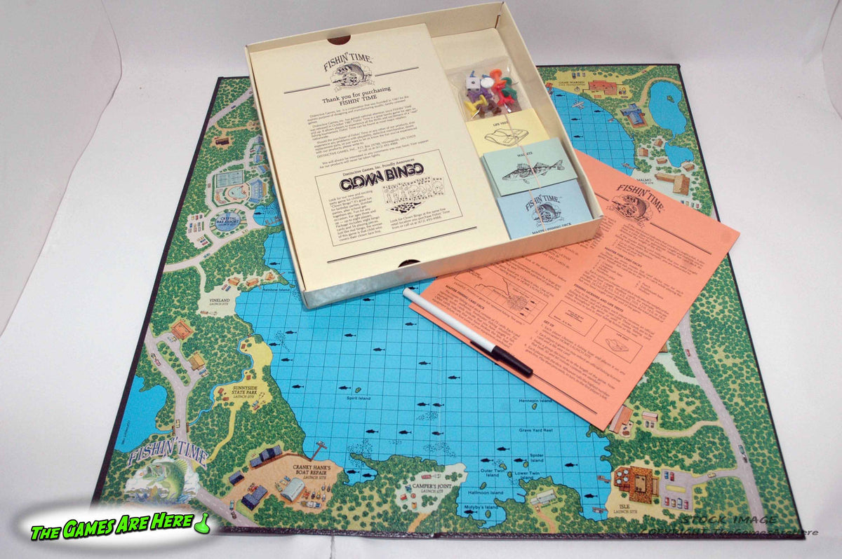 Fishin' Time - The Great American Fishing Challenge - Boardgame - Noble  Knight Games