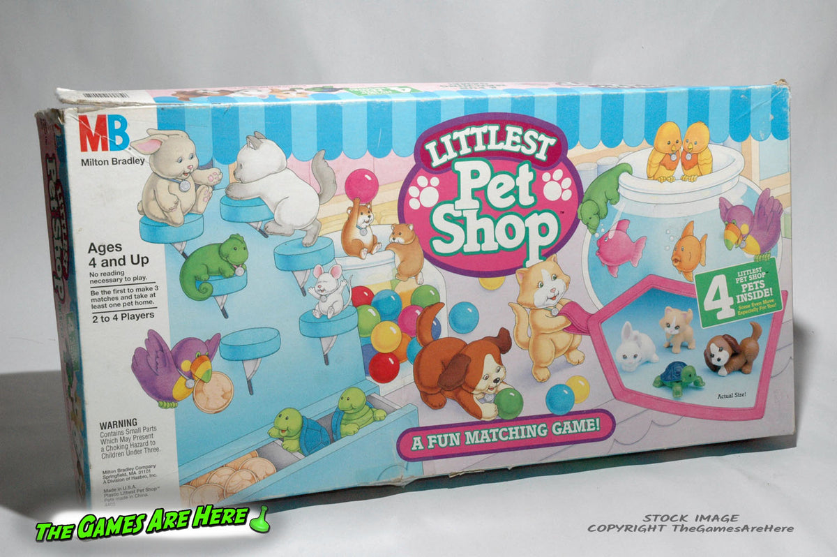 Littlest Pet 2024 Shop Board Game 1993 Complete Vintage Milton Bradley