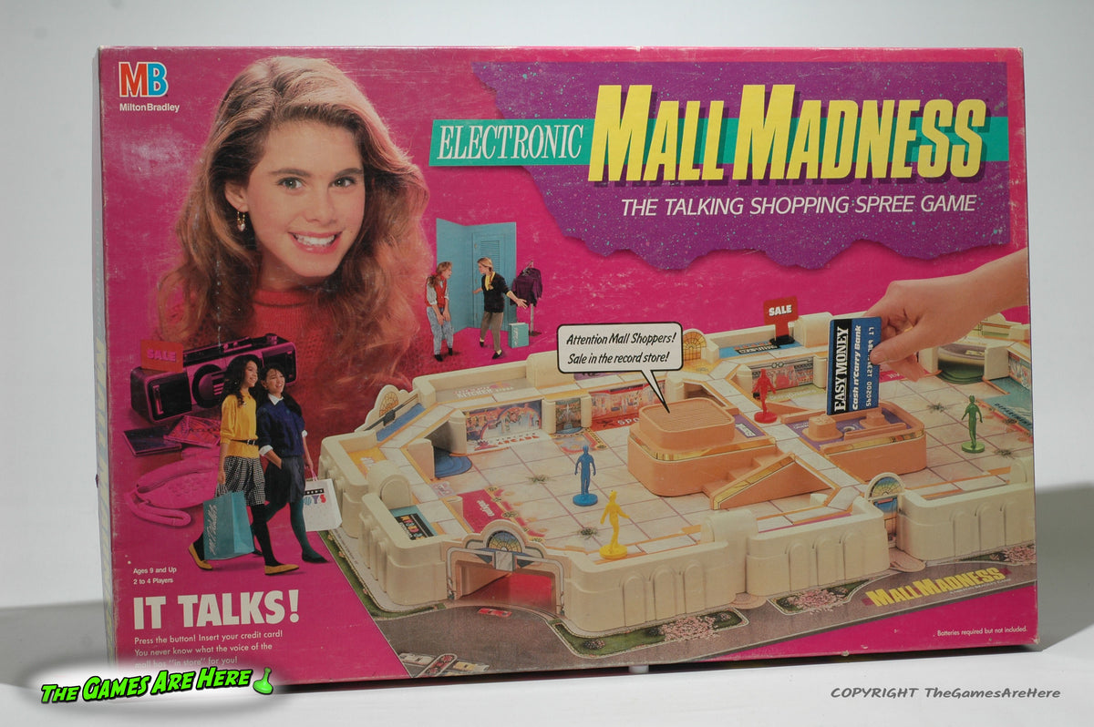 Electronic Mall Madness Board sale Game 1996 MB 95% Complete Works Tested