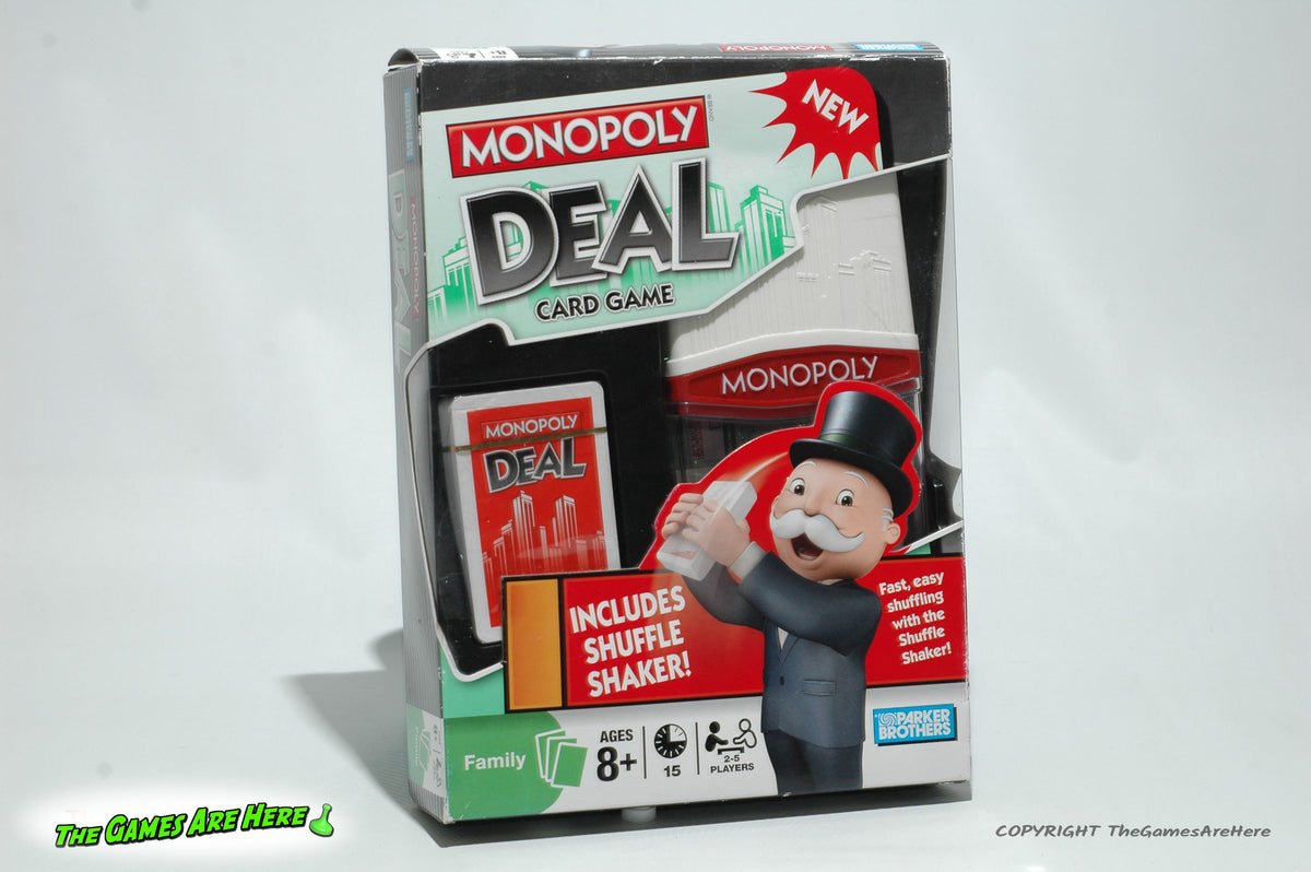 Parker Brothers Hasbro Gaming Monopoly Deal Card Game Open Box 