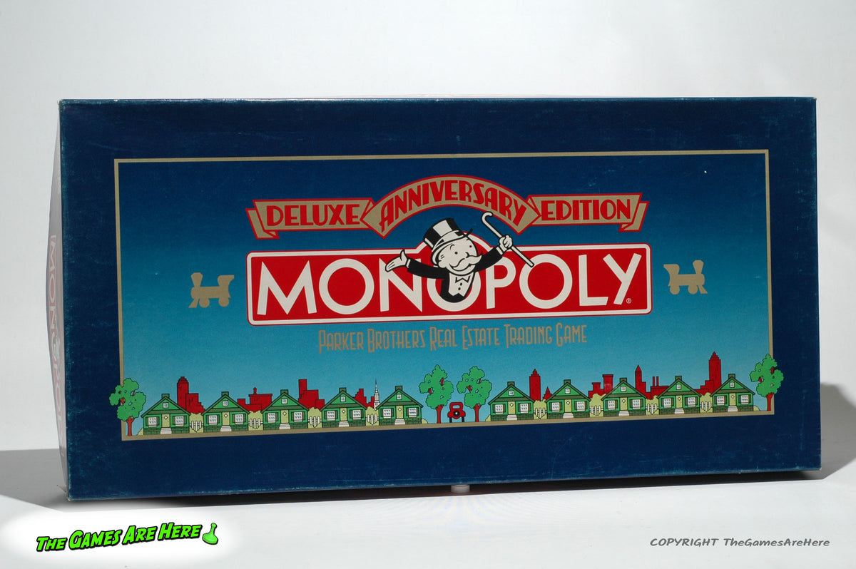 Monopoly Deluxe Anniversary Edition - Parker Brothers 1984 w New
