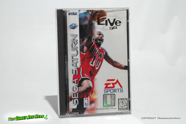 NBA Live 98 - Sega Saturn, EA Sports 1997 Brand New