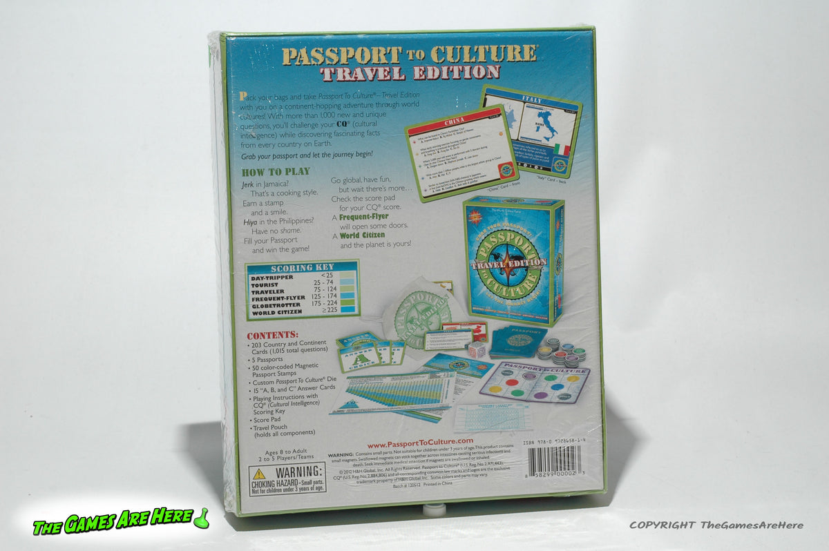Passport to Culture - Travel Edition License to Travel: A Cultural
