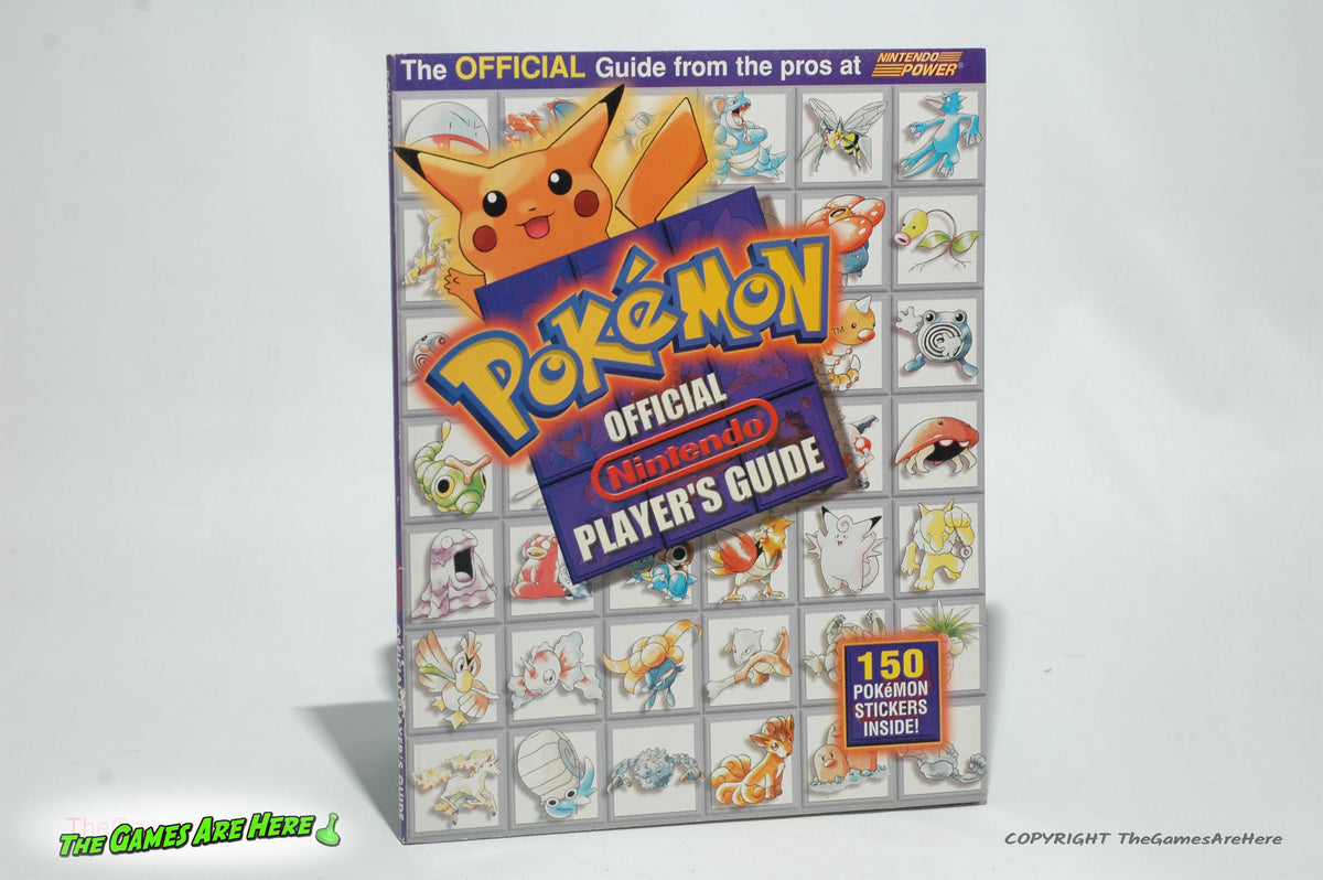 Store Pokemon Official Nintendo Player's Guide with all 150 stickers