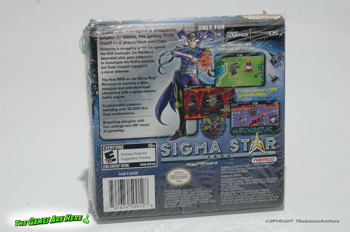 Sigma Star Saga - Gameboy Advance - Complet - Bandai Namco