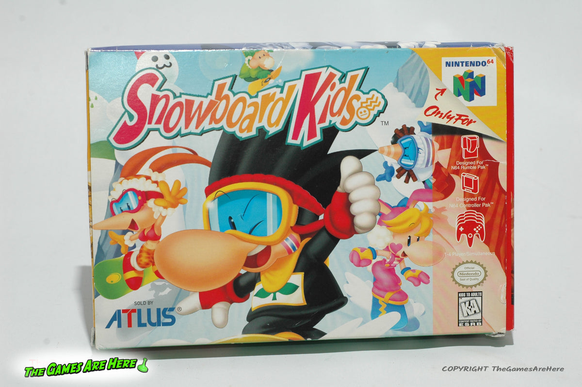 Snowboard Kids - Nintendo 64, Atlus 1997 – The Games Are Here