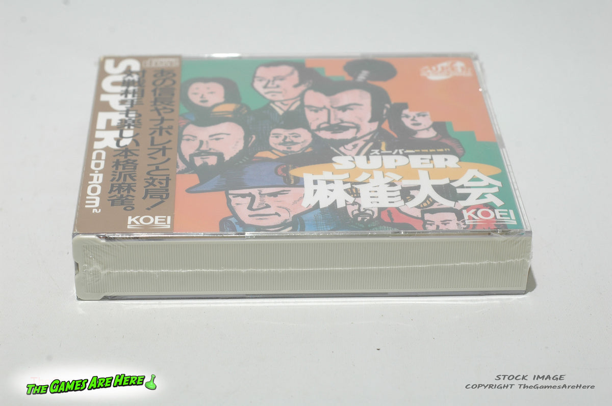 Super Mahjong Taikai - NEC PC Engine Super CD-ROM, Koei 1992 Brand