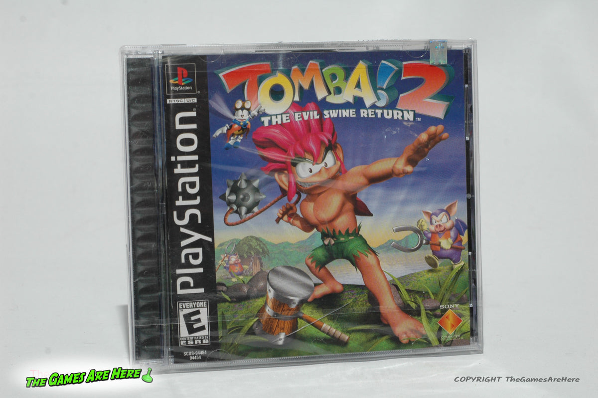 Tomba! 2 The Evil Swine Return - Sony Playstation 1999 Brand New w Cra –  The Games Are Here