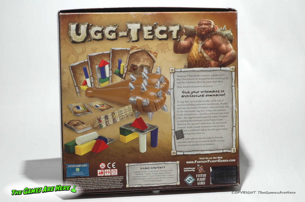 Ugg-Tect Game - Fantasy Flight Games 2012 w Box Wear The Games Are Here Ugg-Tect Game - Fantasy Flight Games 2012 w Box Wear The Games Are Here