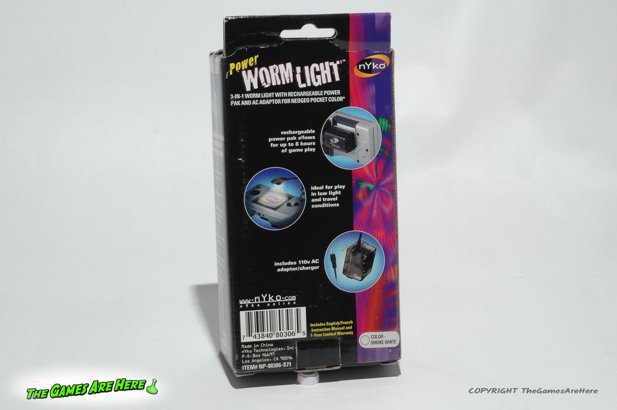 Neo Geo Pocket Color Power Worm Light - Nyko 2000 – The