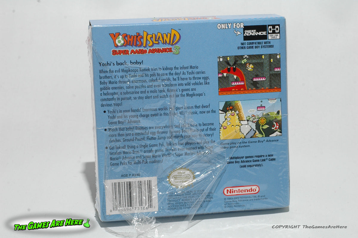 Yoshi's Island: Super Mario Advance 3 (Nintendo Game Boy Advance, 2002) shops complete