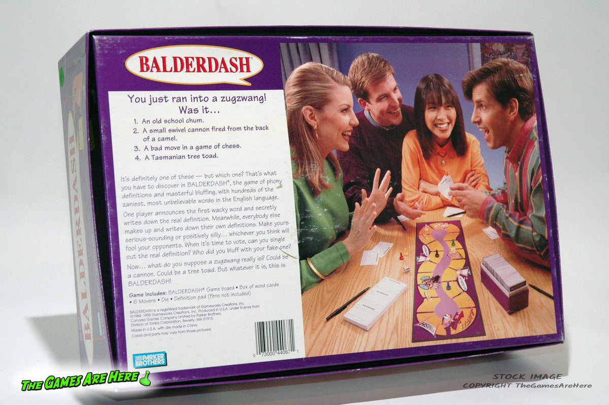 Vintage 1995 BALDERDASH GAME by Parker Brothers 