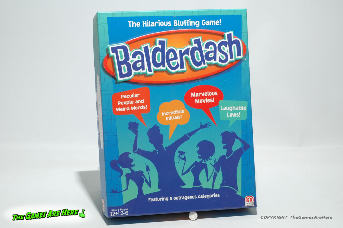 Balderdash Game - Mattel 2014 w New Cards – The Games Are Here