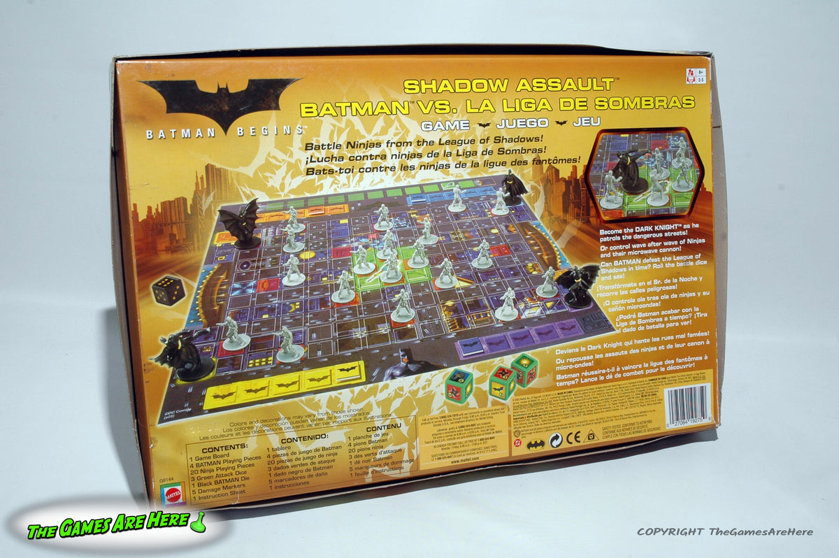 Batman Begins Shadow Assault Game - Mattel 2005 – The Games Are Here