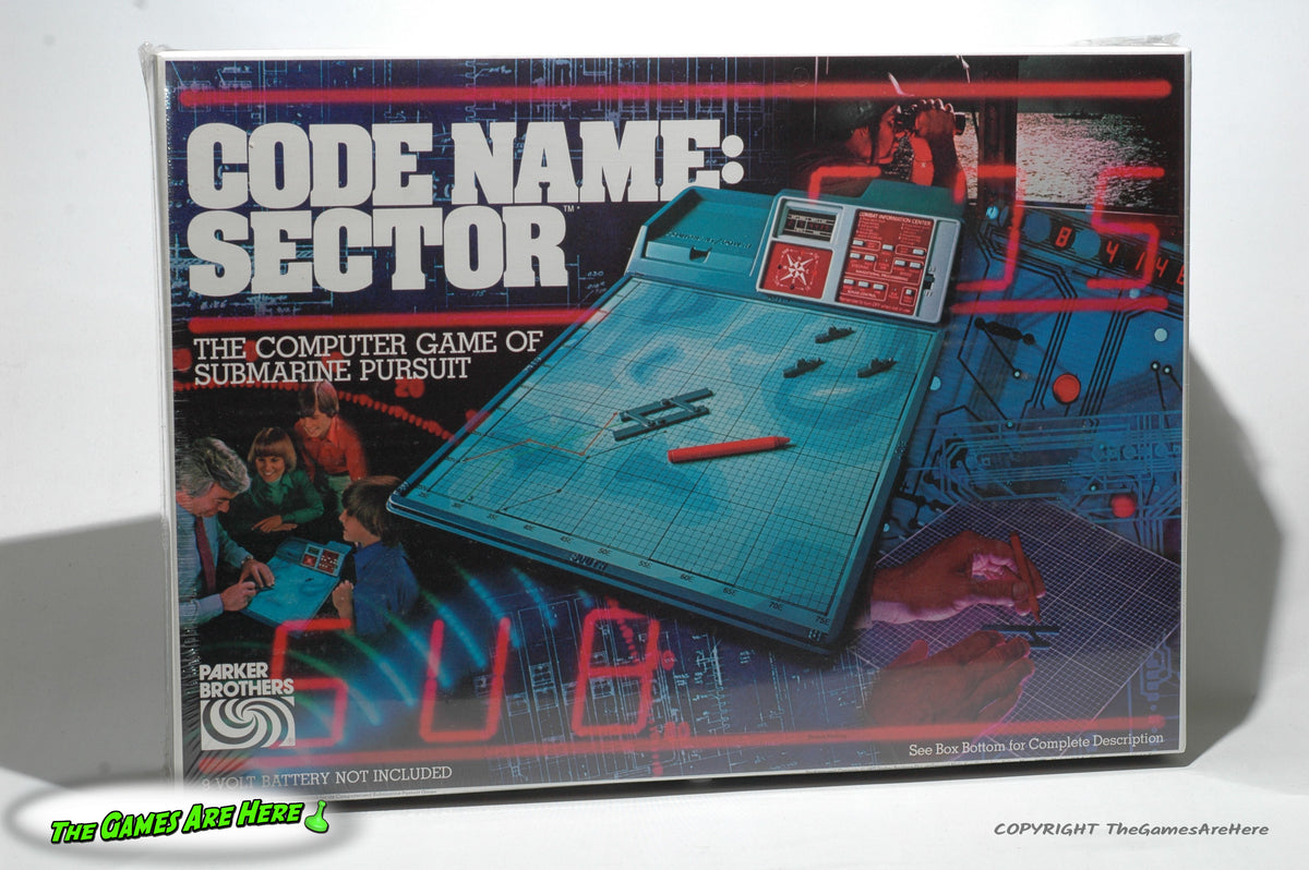 Code Name Sector Game - Parker Brothers 1977 Factory Sealed – The Games Are  Here