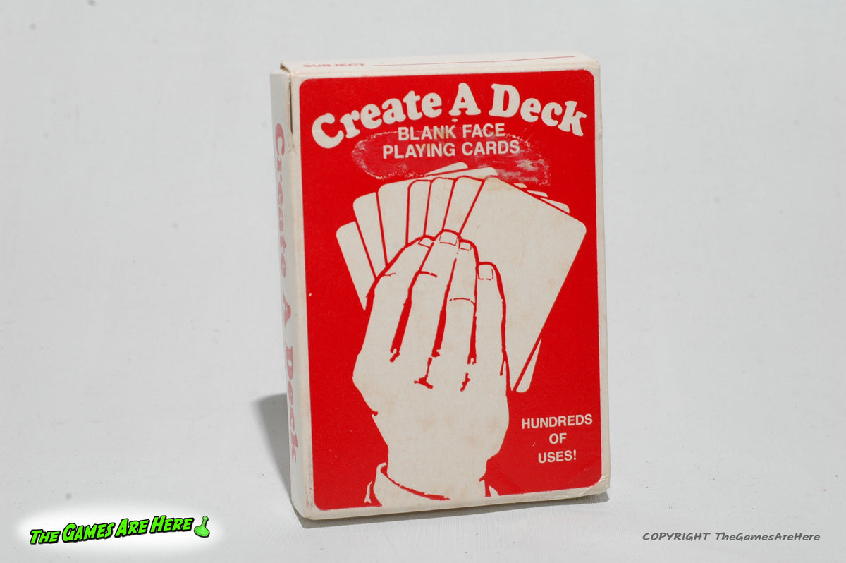Blank Poker Cards Deck