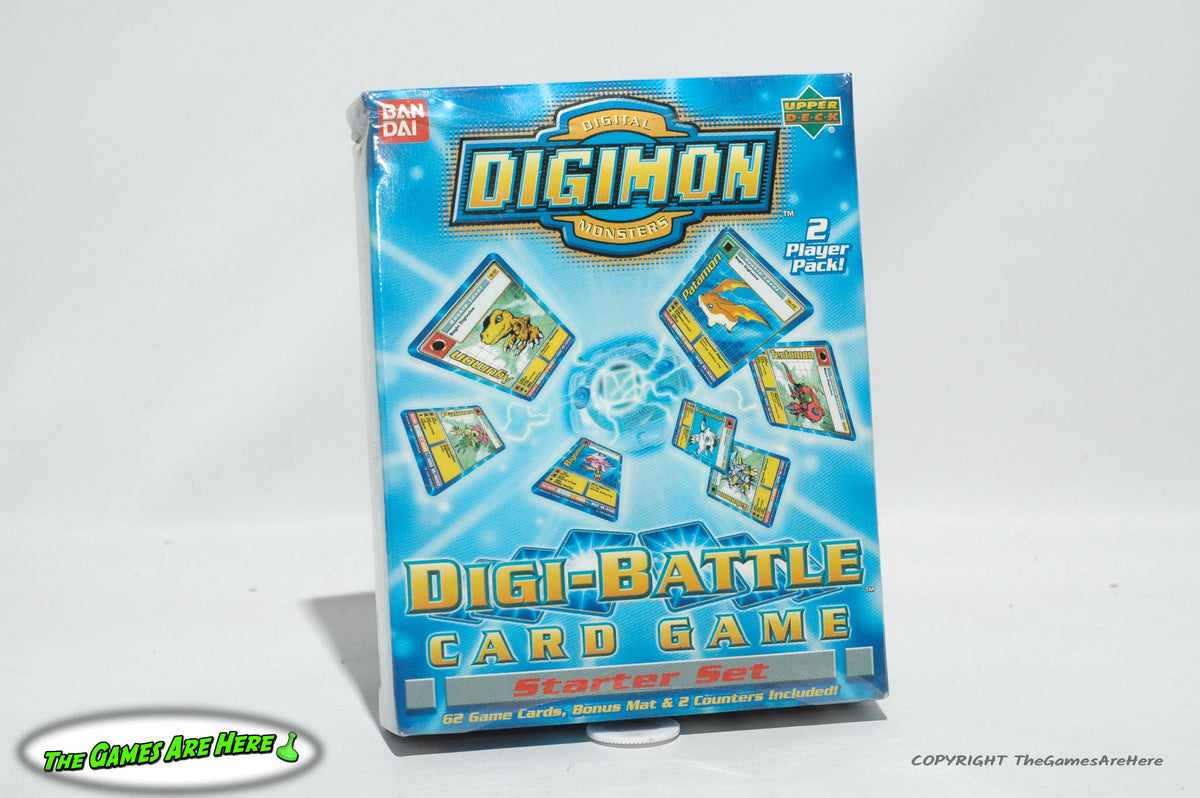 Digimon Digi-Battle Card Game - Bandai 2000 New w Some Box Denting The Games Are Here Digimon Digi-Battle Card Game - Bandai 2000 New w Some Box Denting The Games Are Here