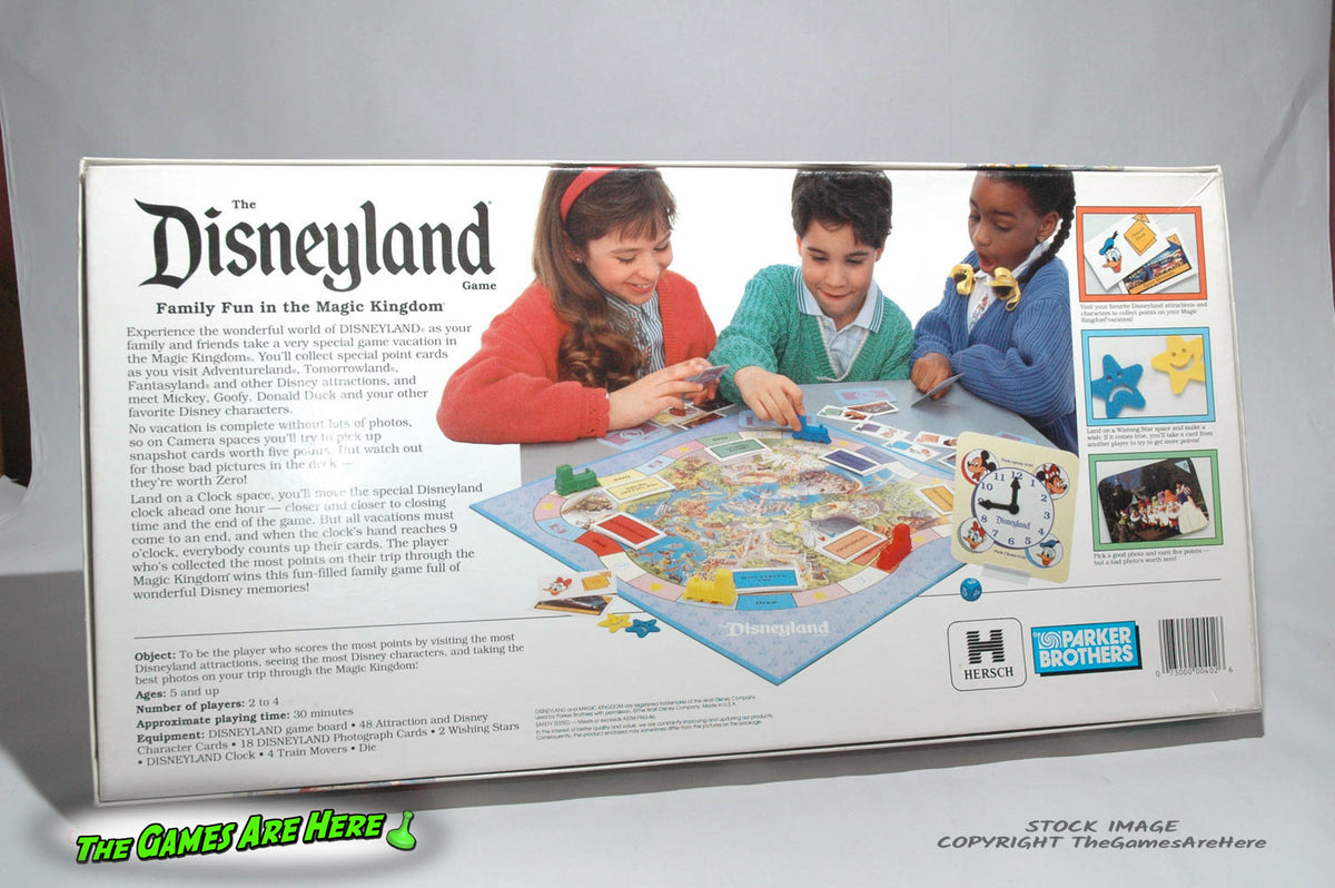 Disneyland Game - Parker Brothers 1990 – The Games Are Here
