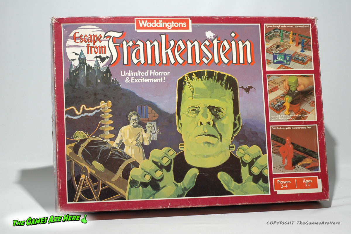 Escape From Frankenstein Game / フランケン Escape from Frankenstein Game - Waddingtons 1983 – The Games