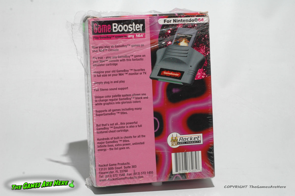 Game Booster Game Boy Games on Nintendo 64 - Rocket Game Productions The Games Are Here Game Booster Game Boy Games on Nintendo 64 - Rocket Game Productions The Games Are Here