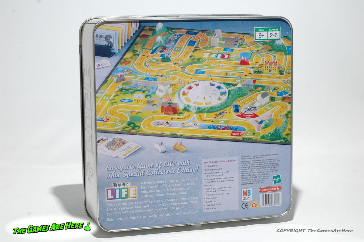 Game of Life Collector's Edition in Tin - Milton Bradley 2000 – The Games  Are Here