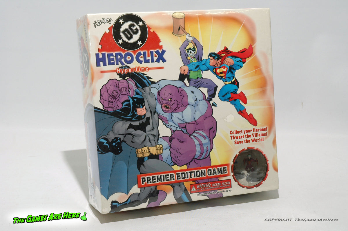 DC HeroClix Hypertime Premier Edition Game - Wizkids 2002 Brand