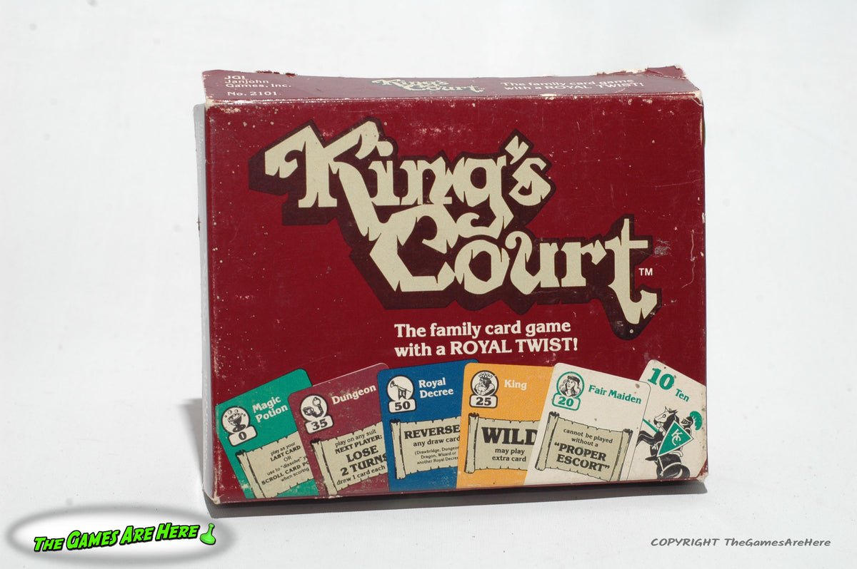 King's Court Card Game - J. Johnson 1983 The Games Are Here King's Court Card Game - J. Johnson 1983 The Games Are Here