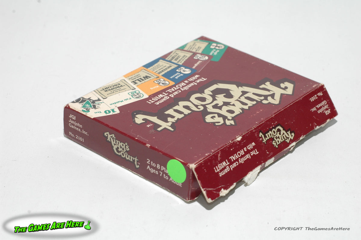 King's Court Card Game - J. Johnson 1983 The Games Are Here King's Court Card Game - J. Johnson 1983 The Games Are Here