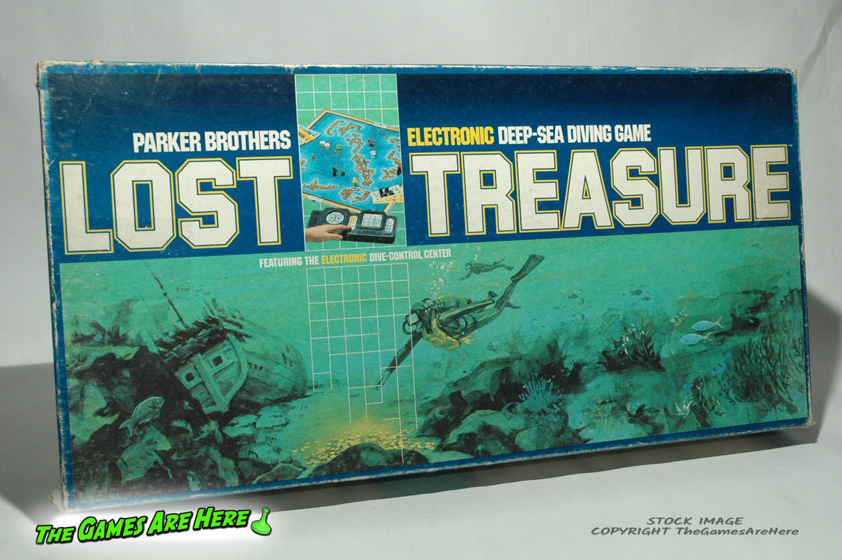 Lost Treasure Electronic Deep Sea Diving Game - Parker Brothers 1982 – The  Games Are Here