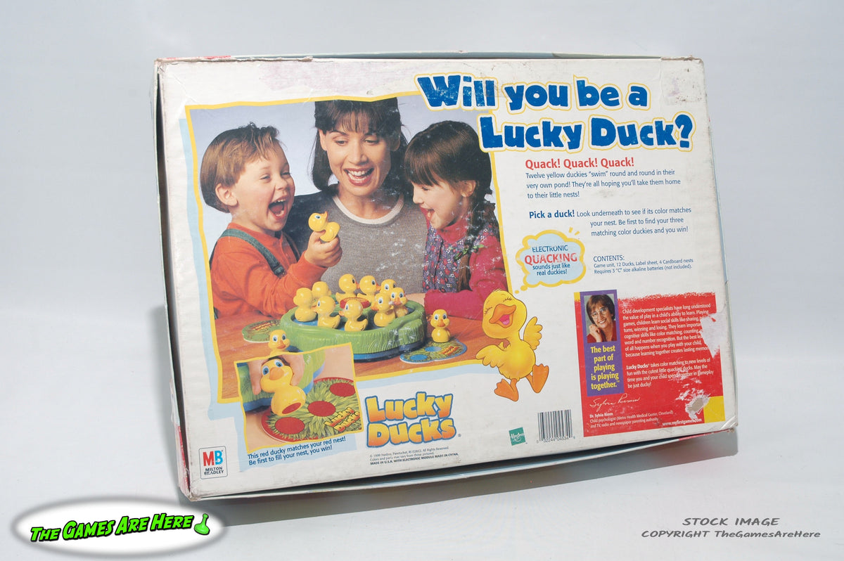 Lucky Ducks Electronic Merry Go Round Game - Milton Bradley 2001 – The  Games Are Here