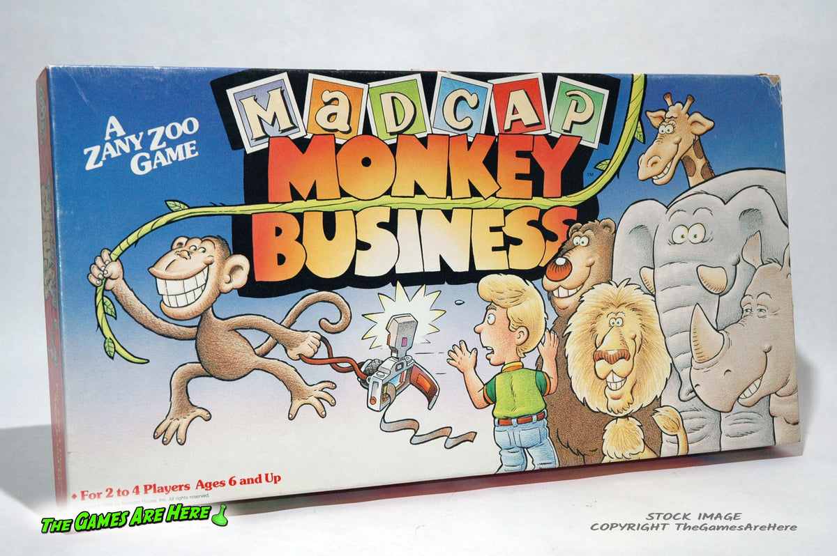 Madcap Monkey Business Game - Random House 1989 – The Games Are Here