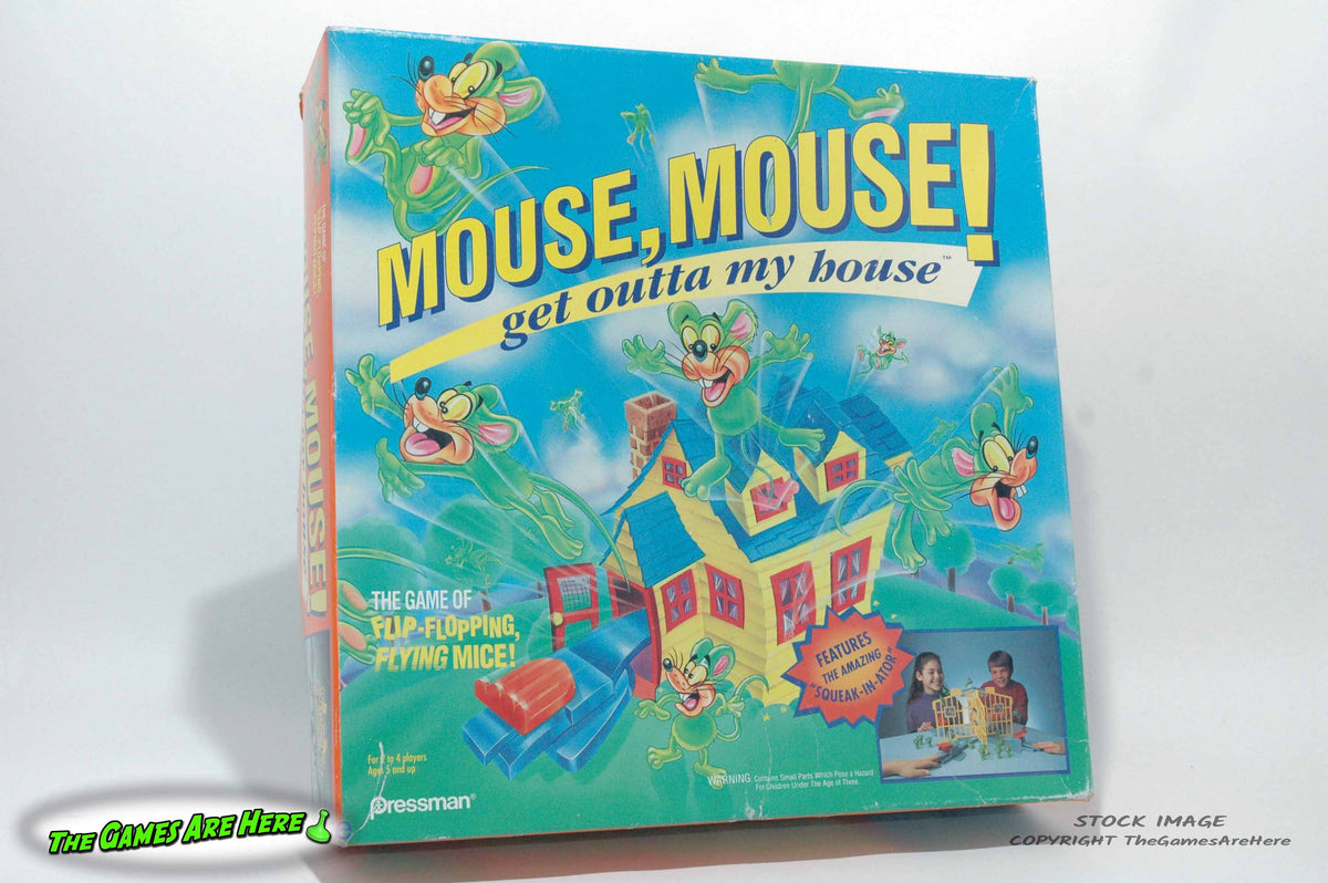 Mouse, Mouse Get Outta My House Game - Pressman 1994