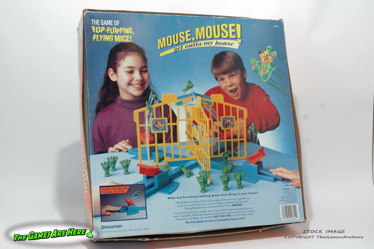 Mouse, Mouse Get Outta My House Game - Pressman 1994 – The Games Are Here