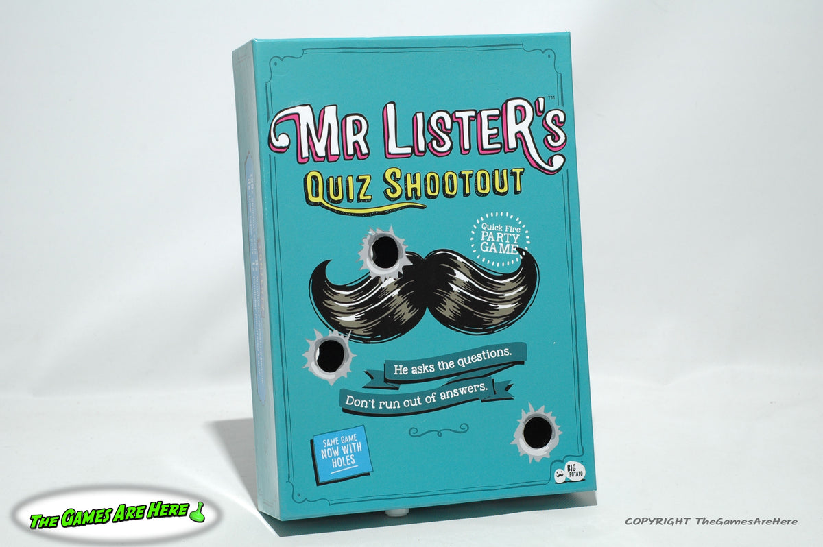 Mr. Lister's Quiz Shootout Big Potato Games 2016 w New Cards The