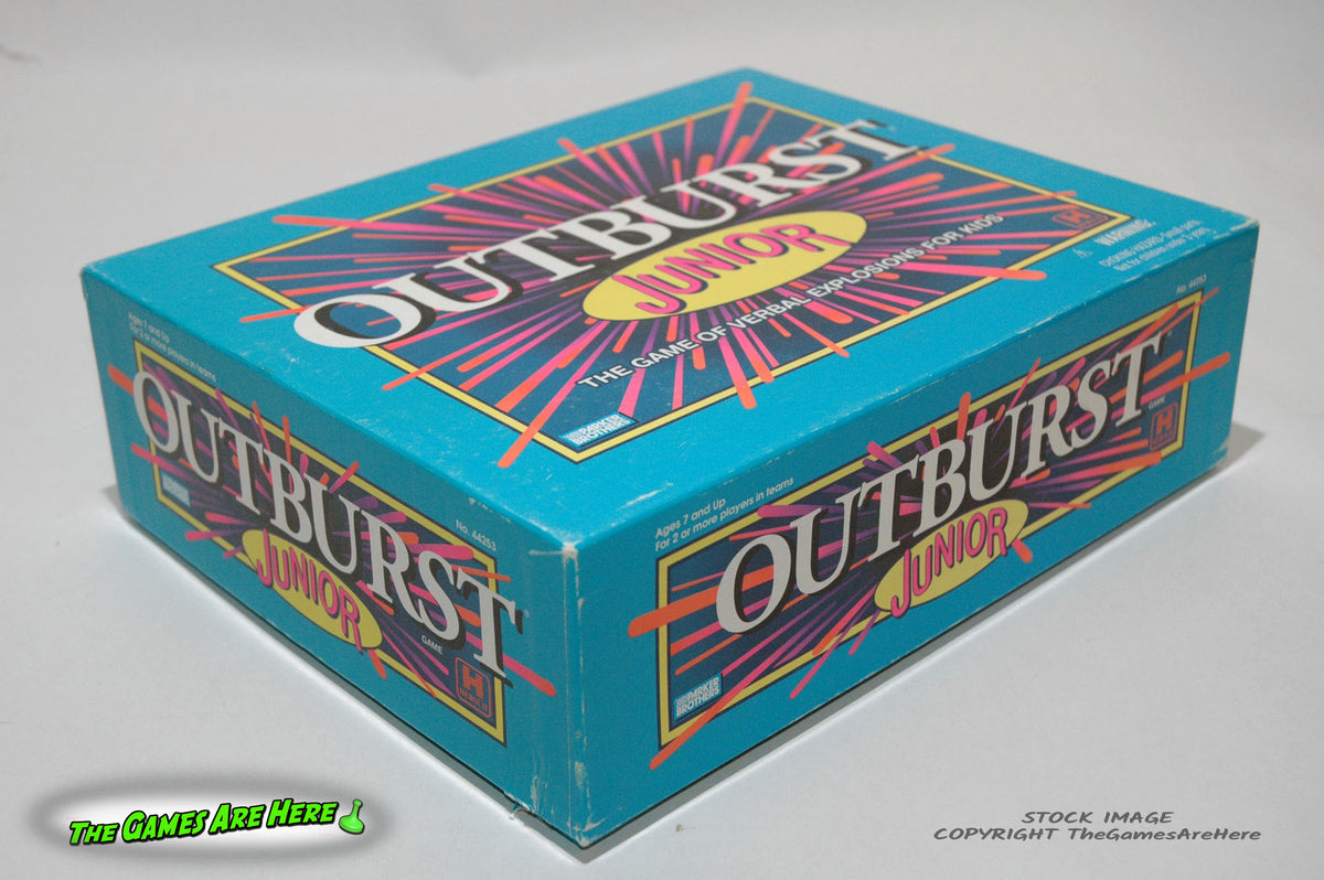 Outburst Junior Game - Parker Brothers 1994 w Some New Cards – The