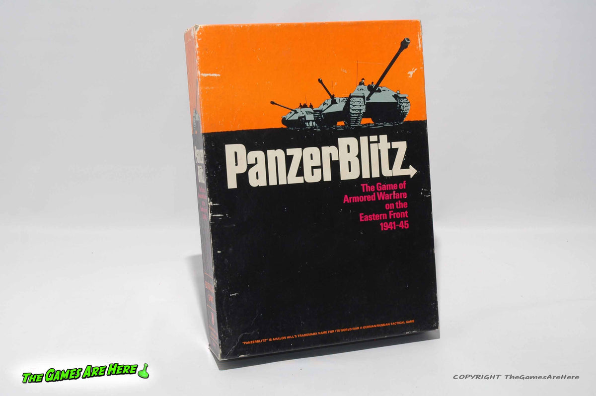 Panzer Blitz War Game - Avalon Hill 1970 Unpunched