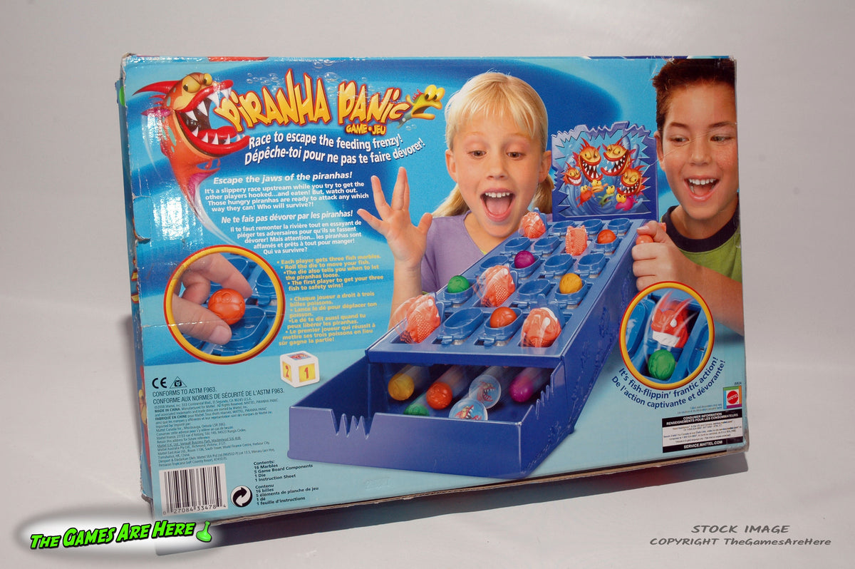 Piranha Panic Game fashion mattel