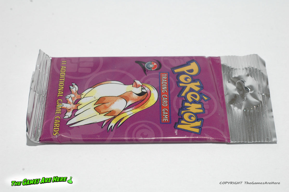 Pokemon Trading Card Game Booster Pack Base Set 2 with Pidgeot Art