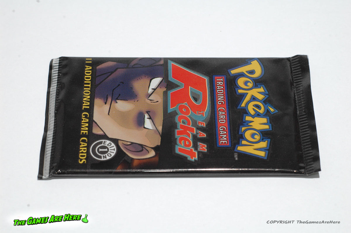 Pokemon Trading Card Game Booster Pack Team Rocket with Giovanni Art -  Wizards of the Coast 2000 Brand New