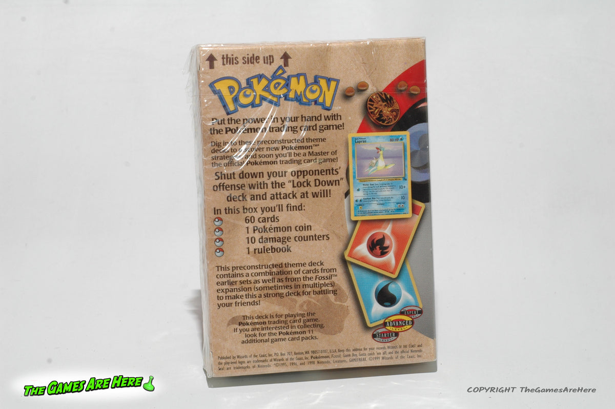 Pokemon Trading Card Game Fossil LockDown Theme Deck - Wizards of