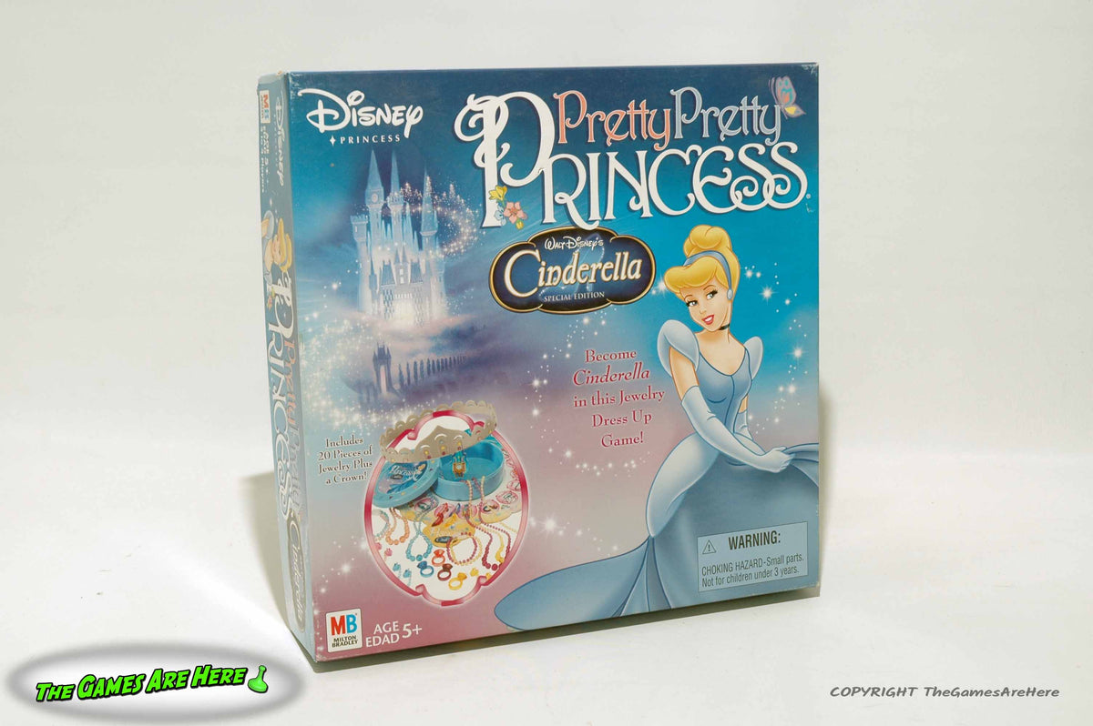 disney princess dress up board game Pretty Pretty Princess: Disney Cinderella Board Game - Incomplete