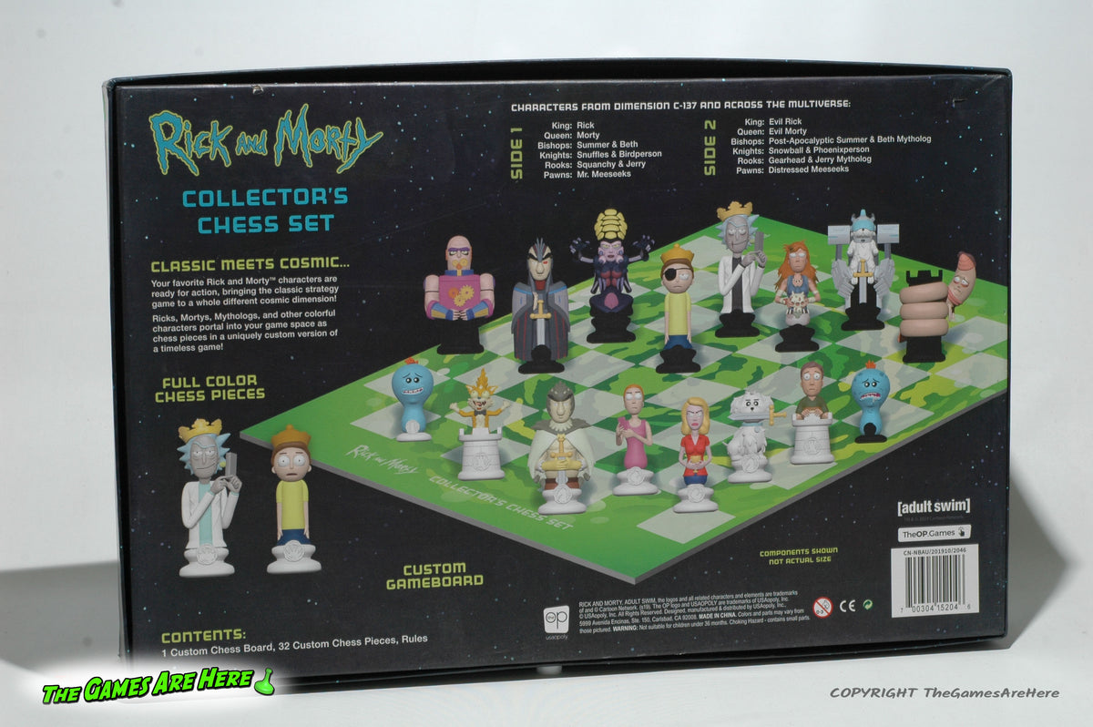 Rick and deals morty chess set