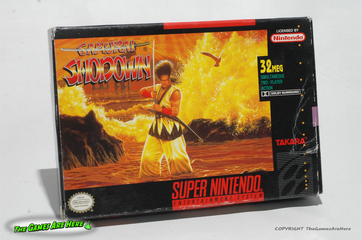 Samurai Shodown - Super Nintendo Takara 1993 – The Games Are Here