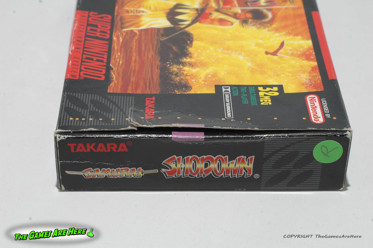 Samurai Shodown - Super Nintendo Takara 1993 – The Games Are Here